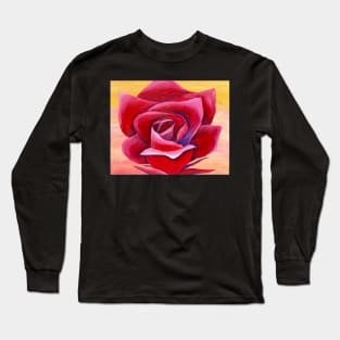 Pink Rose Long Sleeve T-Shirt